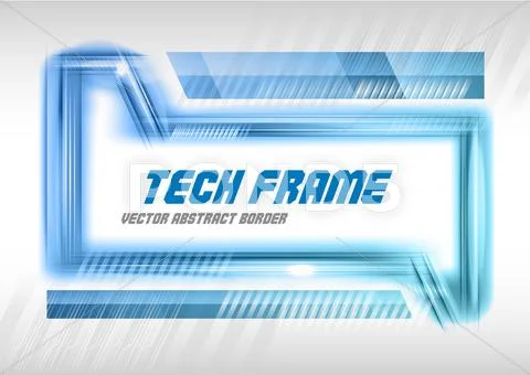 Abstract tech Stock Illustration