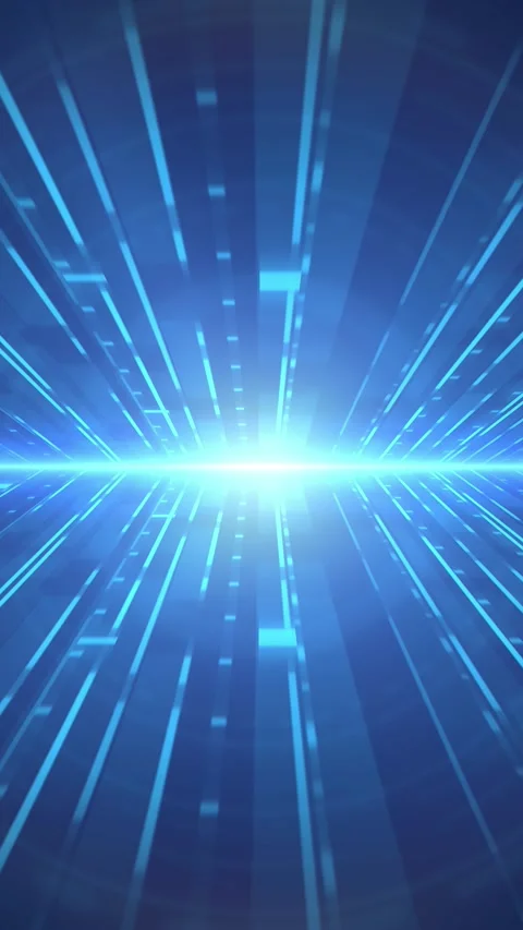 Abstract tech loop background with lines and light Stock Footage 247586142