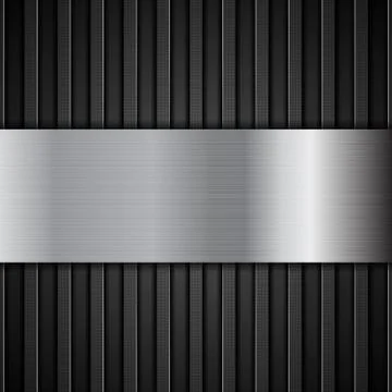 Abstract tech metallic dark background Stock Illustration