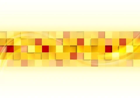 Abstract tech mosaic background with wave Abstract tech mosaic background ... Stock Photos