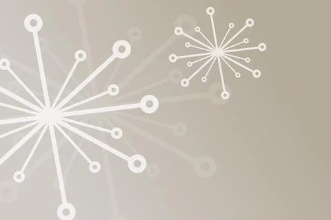 Abstract Tech Network Background with Neutral Beige Gradient Stock Illustration