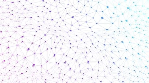 Abstract tech network connection dots. Digital technology and big data analysis イラスト素材