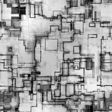 Abstract tech pattern Illustrazione stock