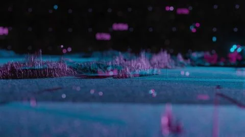 Abstract tech place with numbers Stock Illustration