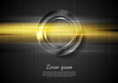 Abstract tech shiny glow vector background Stock Illustration