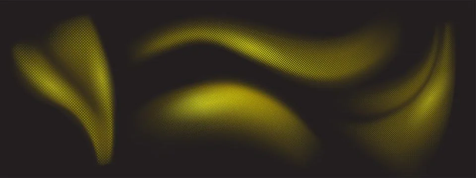 Abstract tech smooth lines with halftone pattern Stock Illustration