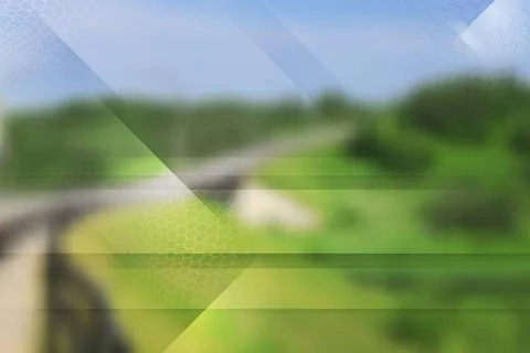 Abstract tech vector design. Gradient mesh Abstract bright tech vector des... Foto stock