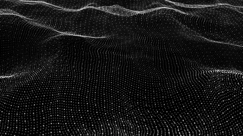 Abstract Tech Waves Stock Footage 295870992