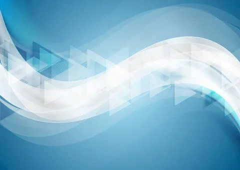 Abstract tech wavy geometric background Abstract tech wavy geometric backg... Stock Photos