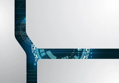 Abstract technical background grey 库存插图