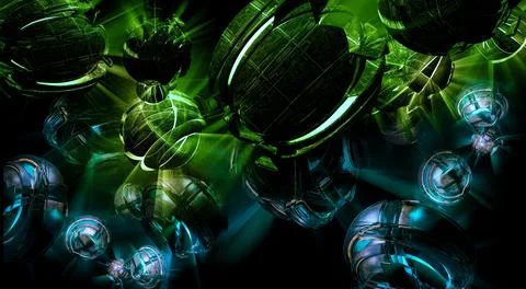 Abstract technical background, Hi-tech communication concept Stock Illustration