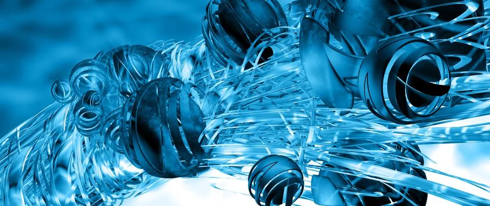 Abstract technical background, Hi-tech communication concept Illustration