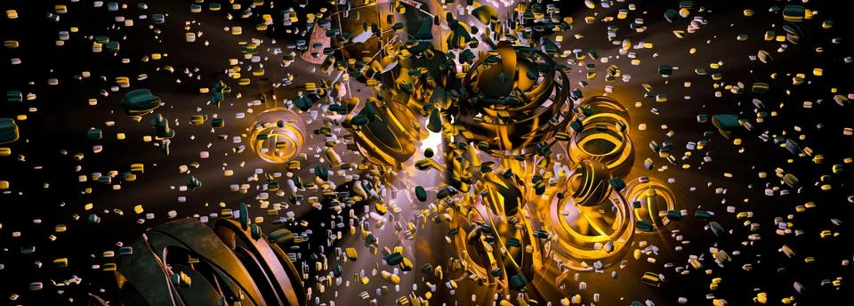 Abstract technical background, Hi-tech communication concept 스톡 일러스트