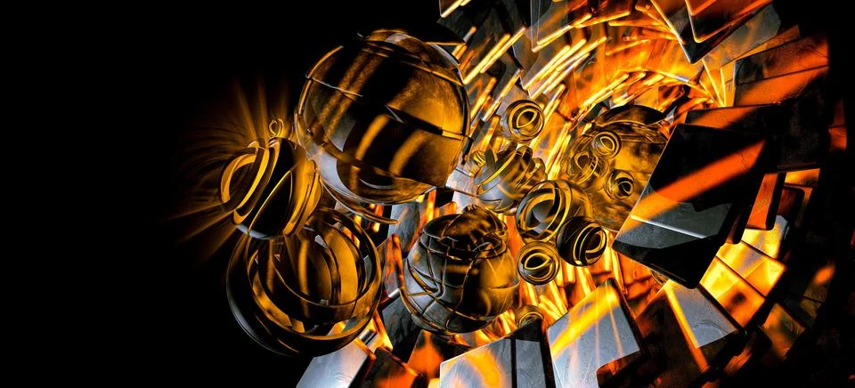 Abstract technical background, Hi-tech communication concept Stock Illustration