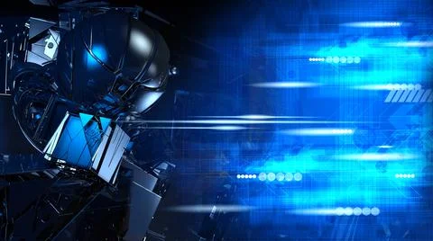 Abstract technical background, Hi-tech communication concept 스톡 일러스트