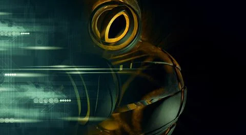 Abstract technical background, Hi-tech communication concept Illustrazione stock