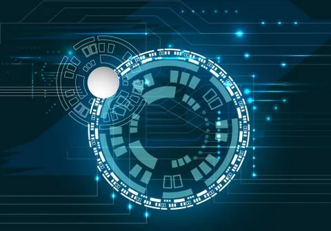 Abstract technical background  Stock Illustration