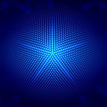 Abstract technical background from spheres. Stock Illustration