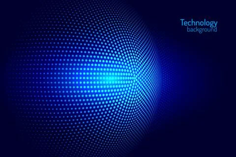 Abstract technical background from spheres. イラスト素材