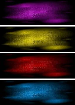 Abstract technical banners. Vector illustration eps 10 Abstract technical ... Foto stock