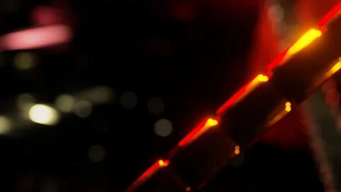 Abstract technical scene with cables Stock Footage 195989339