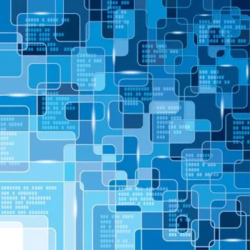 Abstract techno background Illustrazione stock