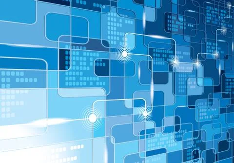 Abstract techno background Stock Illustration