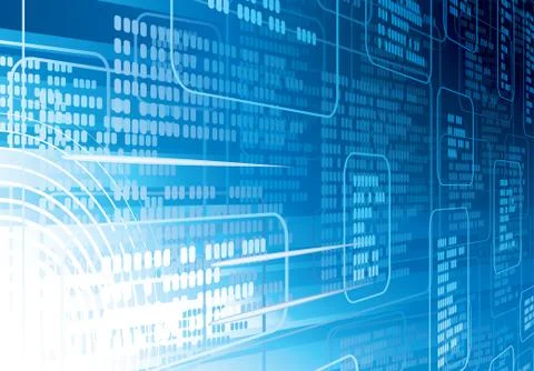 Abstract techno background Stock Illustration