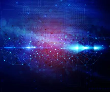 Abstract techno background Stock Illustration