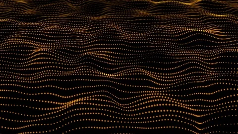 Abstract techno background loop orange Stock Footage 72798342