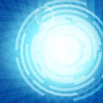 Abstract techno background - vector illustration Stock Illustration