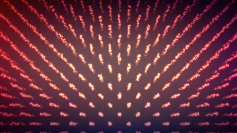 Abstract Techno Design. Modern Technology Concept. Particles Array. Vector Stock Illustration