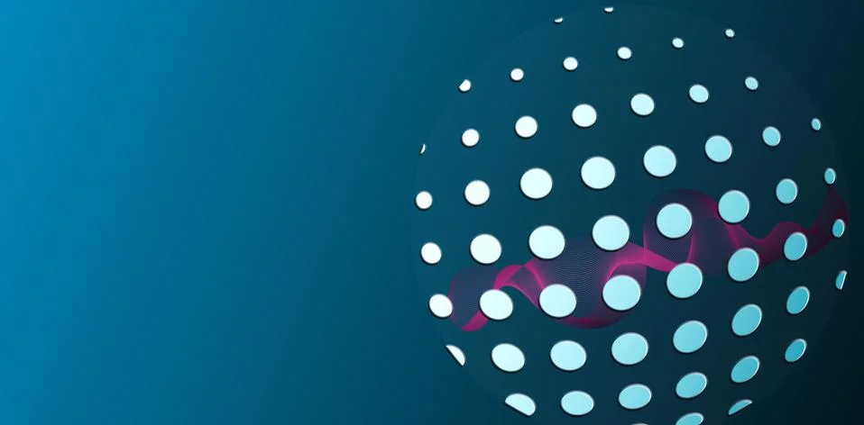 Abstract techno eco design Stock Illustration