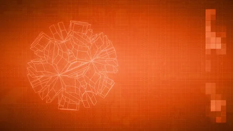 Abstract Techno HUD Motion Background Stock Footage 150381915