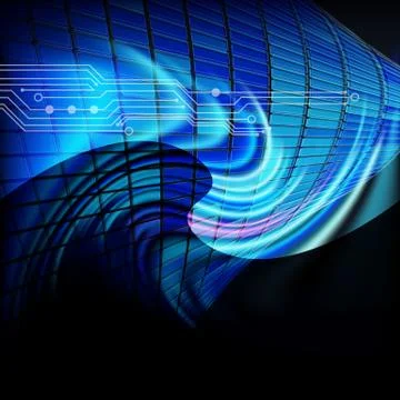 Abstract techno line background texture Stock Illustration