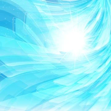 Abstract techno lines vector background. eps 10 Stock Illustration