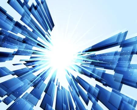 Abstract techno lines vector background. eps 10 Stock Illustration