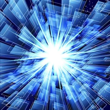 Abstract techno lines vector background. eps 10 Stock Illustration