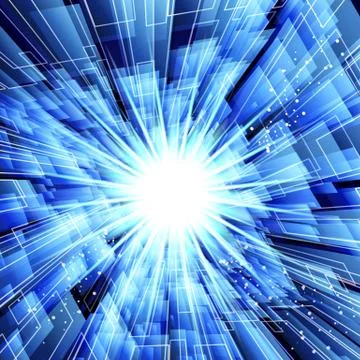 Abstract techno lines vector background. eps 10 Stock Illustration