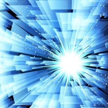 Abstract techno lines vector background. eps 10 Stock Illustration