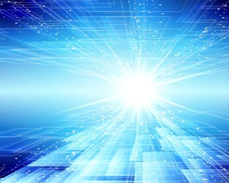 Abstract techno lines vector background. eps 10 Stock Illustration