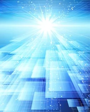 Abstract techno lines vector background. eps 10 Stock Illustration