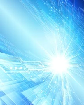 Abstract techno lines vector background. eps 10 Stock Illustration