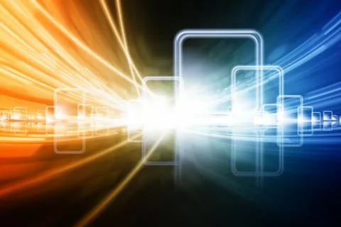 Abstract technologic background Stock Illustration