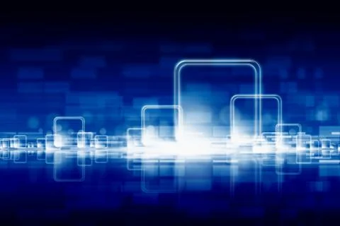 Abstract technologic background Stock Illustration