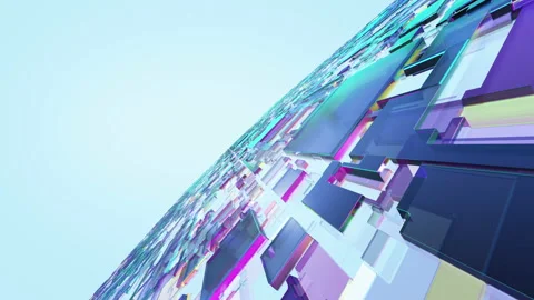 Abstract technological background with beautiful Microchips and Processors Stock Footage 116060943