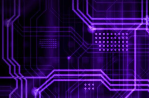 An abstract technological background consisting of a multitude of luminous gu 스톡 일러스트