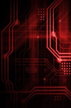 An abstract technological background consisting of a multitude of luminous gu 스톡 일러스트