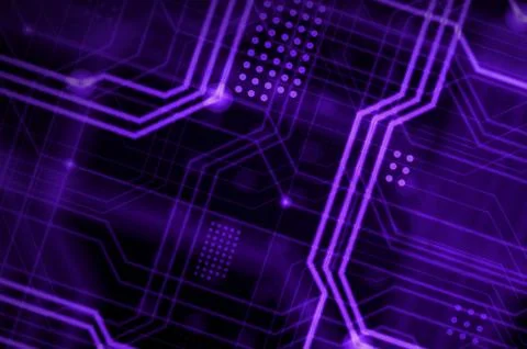 An abstract technological background consisting of a multitude of luminous gu 스톡 일러스트