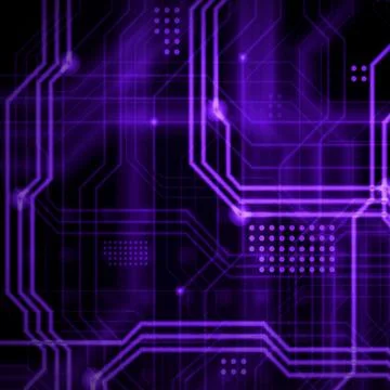 An abstract technological background consisting of a multitude of luminous gu 스톡 일러스트